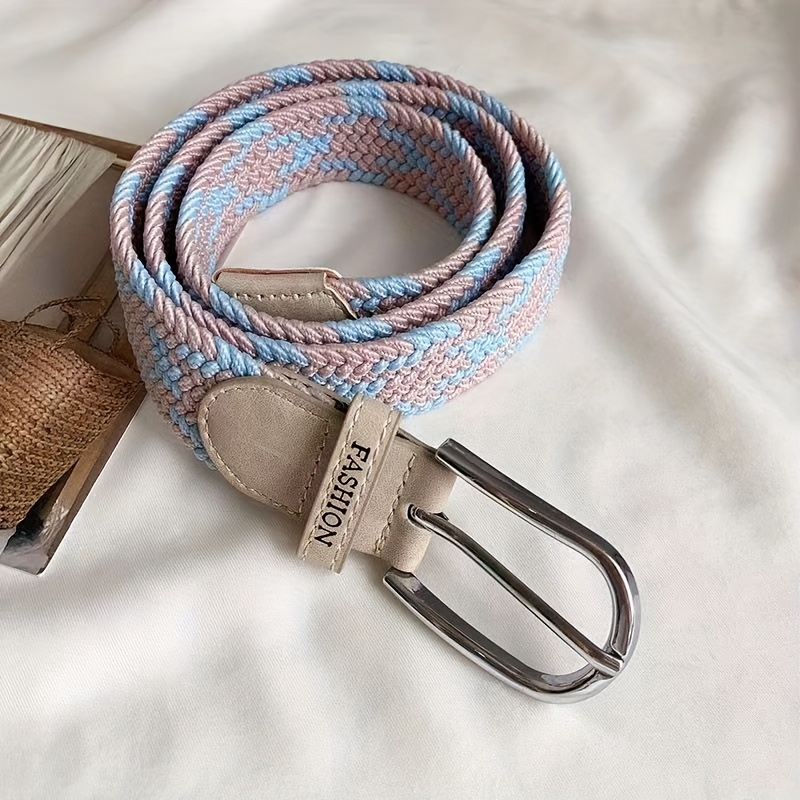 6 Colors Elastic Drawstring Waistband Lace up Student Cloth Strap